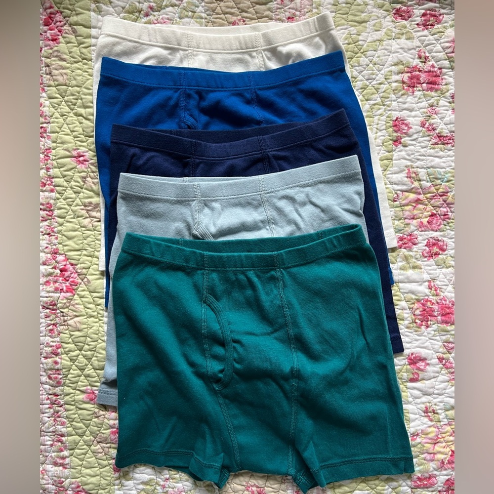 Hanna Andersson Like New Organic Cotton Boxer Briefs, sz L 140 / 150cm